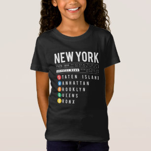 Camiseta New York 5 Boroughs