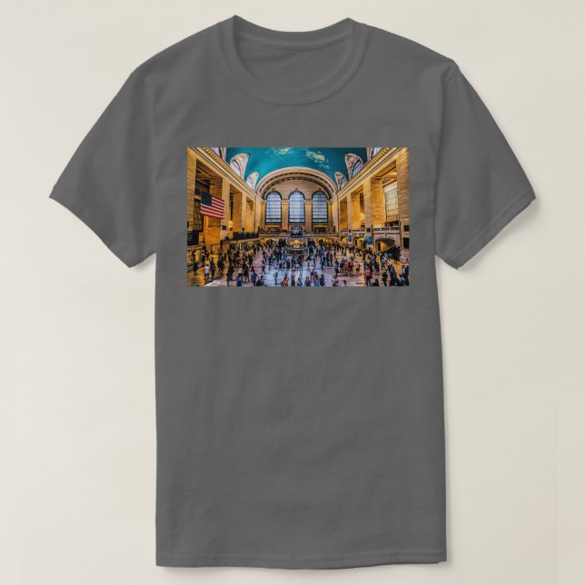 Camiseta New York City Grand Central Station Terminal (Frente do Design)