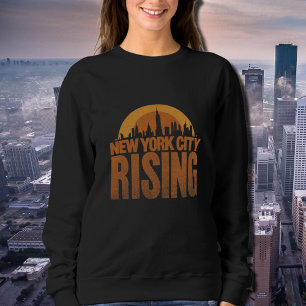 Camiseta “New York City Rising” Silhueta Urbana