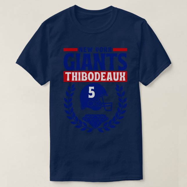 Camiseta New York Giants Thibodeaux 5 American (Frente do Design)