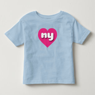 Camiseta New York Hot Pink Heart - Amor