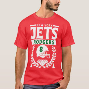 Camiseta New York Jets Aaron Rodgers 8 Edição Americana