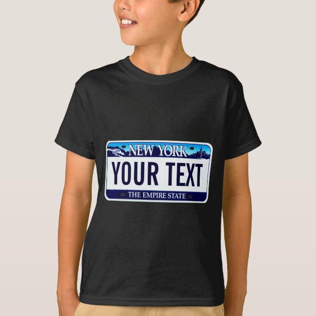 Camiseta New York License Plate _1  (Frente)