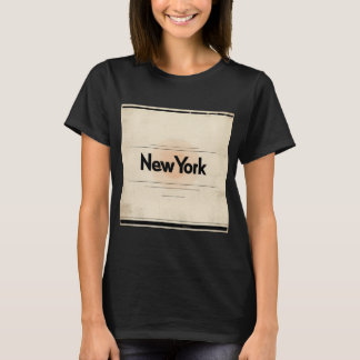 Camiseta New York Limited Edition inspirada na Poster dos a