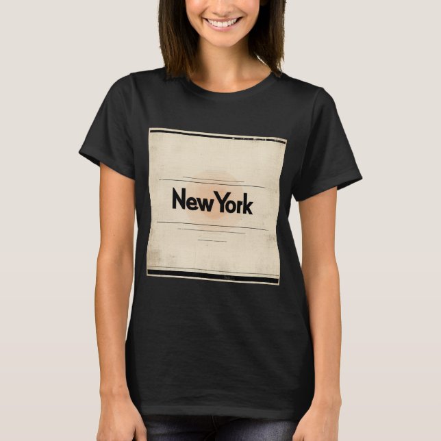 Camiseta New York Limited Edition inspirada na Poster dos a (Frente)