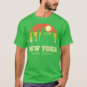 Camiseta New York New York Vintage Sunset