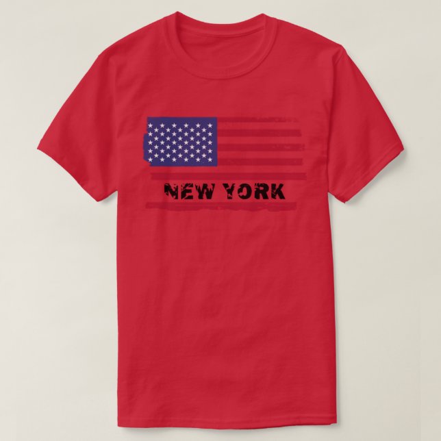 Camiseta New York NY Throwback Design Classic (Frente do Design)