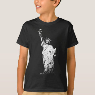 Camiseta New York Statse Of Liberty Vintage USA Skyline I L