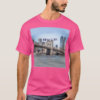 Camiseta New York Usa - Nova York Skyline - Skyscrape Icôni