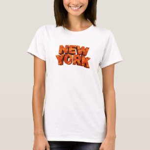 Camiseta NEW YORK Vermelha Elegante