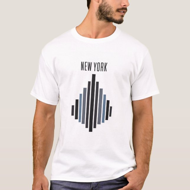 Camiseta NEW YORK — Vertical Rhythm (Frente)