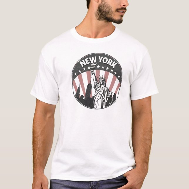 Camiseta New York Vintage (Frente)
