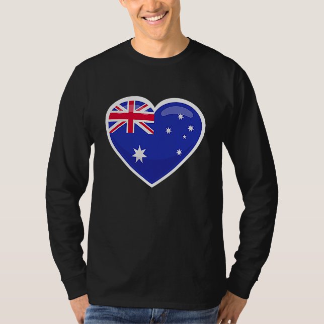 Camiseta New Zealand Flag Pocket Heart (Frente)