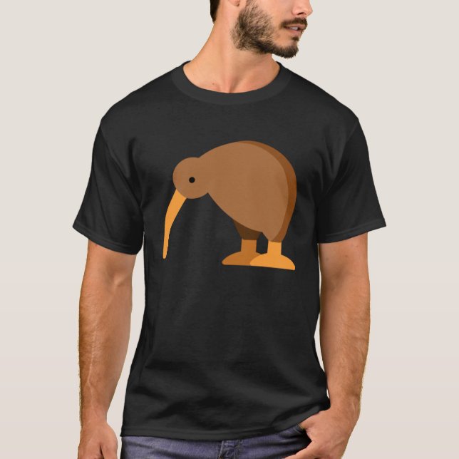 Camiseta New Zealand Kiwi Bird Animal Wildlife  5 (Frente)
