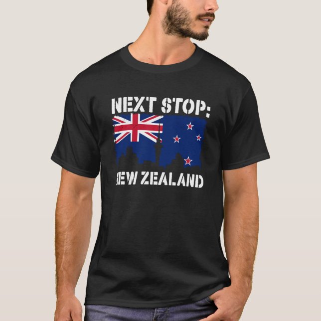 Camiseta New Zealand Summer Vacation Trip Next Stop Vacay V (Frente)