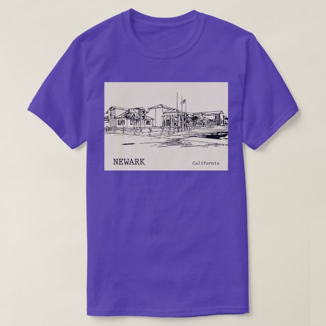 Camiseta Newark California TShirt 1 (Frente do Design)