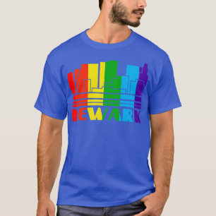 Camiseta Newark Pride Newark Gift LGBT Suporte para Tee