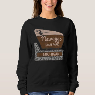 Camiseta Newaygo State Park Michigan MI Sinal de boas-vinda