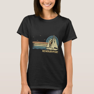 Camiseta Newburyport Massachusetts Férias de Vela Navegação