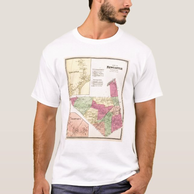 Camiseta Newcastle, cidade (Frente)