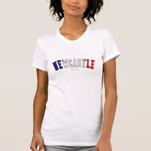 Camiseta Newcastle em cores da bandeira nacional de