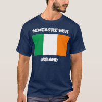 Newcastle West, Irlanda com pavilhão irlandês