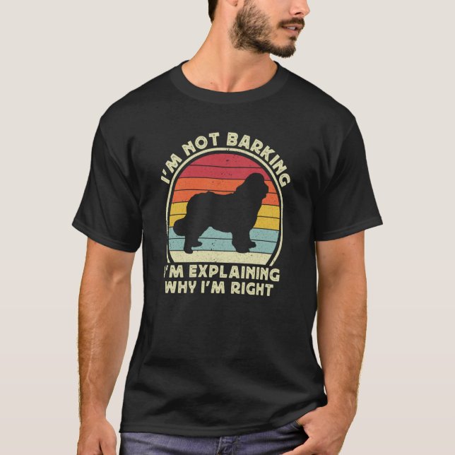 Camiseta Newfie For Men Women Newfy Newfoundland Dog Dad Mo (Frente)