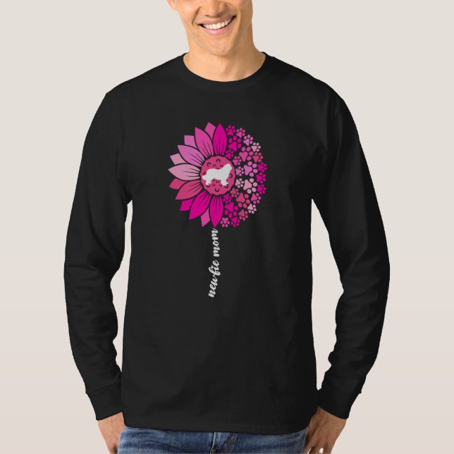 Camiseta Newfie Mom For Women Newfy Newfoundland Dog Mom Su (Frente)