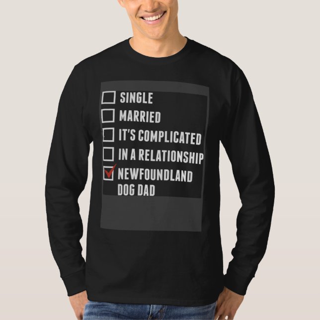 Camiseta Newfoundland Dad  Dog Father (Frente)