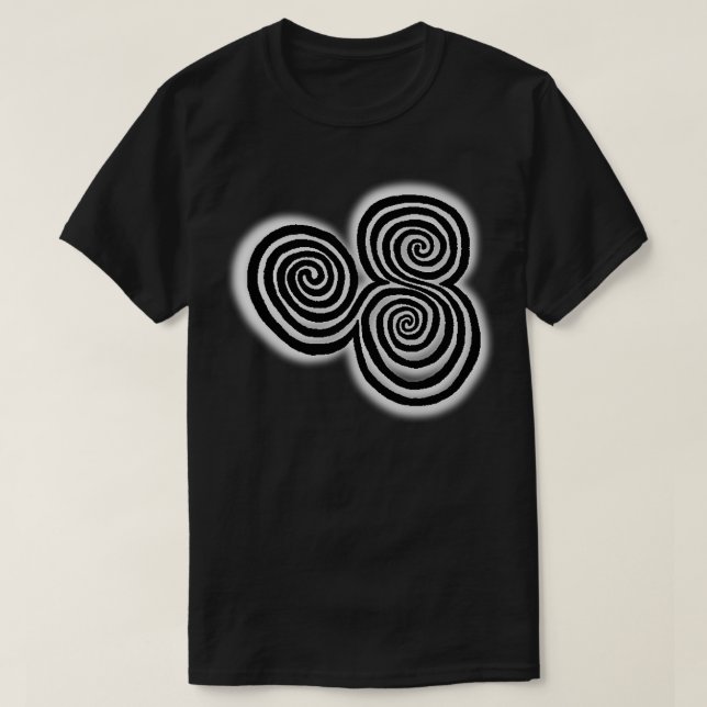 Camiseta Newgrange Spiral (Frente do Design)