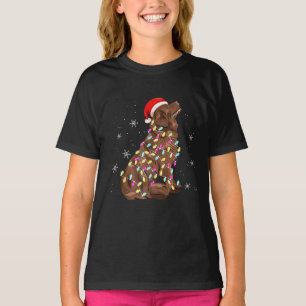Camiseta Newland Christmas Light Sobrenome De Cachorro