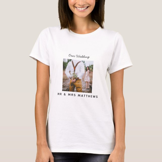 Camiseta NeWLYWEDS WEDDING (Frente)