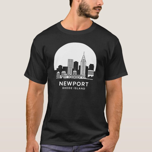 Camiseta Newport City Rhode Island USA (Frente)