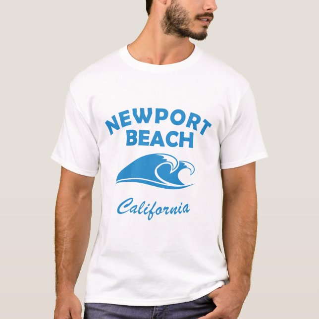 Camiseta Newport de Verão - califórnia (Frente)
