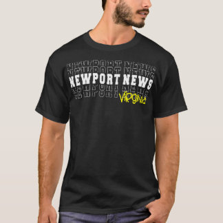 Camiseta Newport News City Virginia Newport News VA