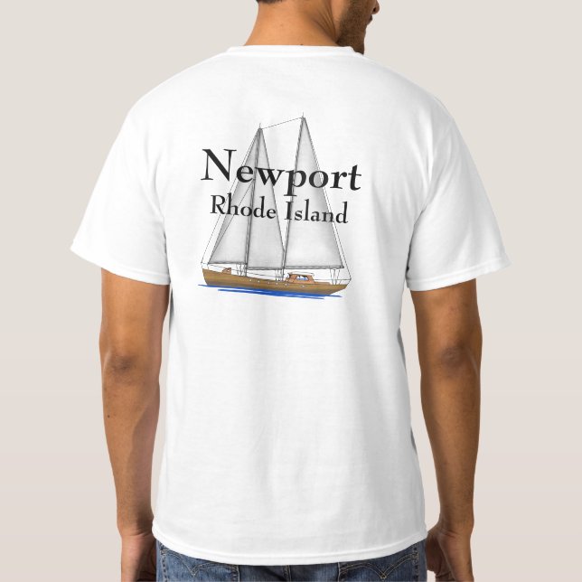 Camiseta Newport Rhode - ilha (Verso)