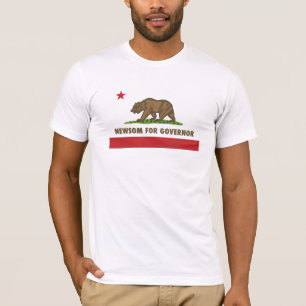 Camiseta Newsom para o governador