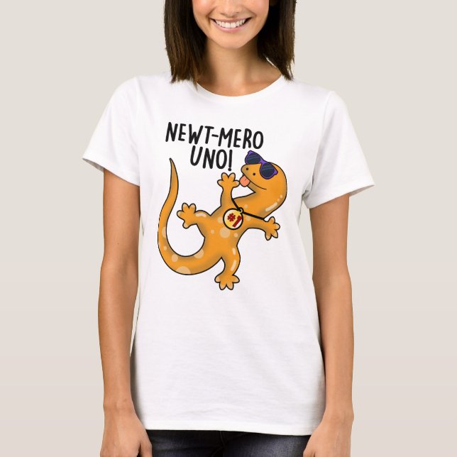 Camiseta Newt-mero Uno Funny Newt Pun (Frente)