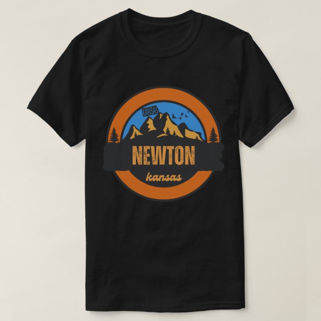 Camiseta Newton, Kansas (Frente do Design)