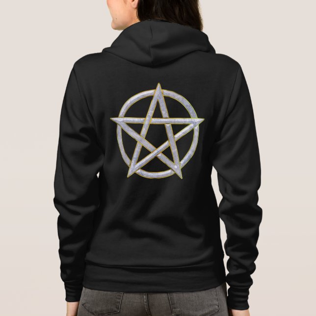 Camiseta Nexo Cósmico: Pentagrama Marble (Verso)