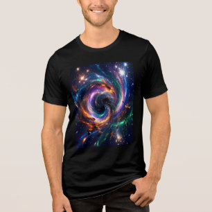 Camiseta Nexo de Vórtice Cósmico – Espaço Abstrato