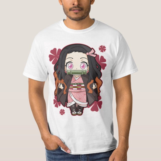 Camiseta Nezuko kamado feliz (Frente)
