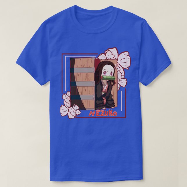 Camiseta Nezuko na caixa Nezuko Kamado Demon Slayer Kawa (Frente do Design)