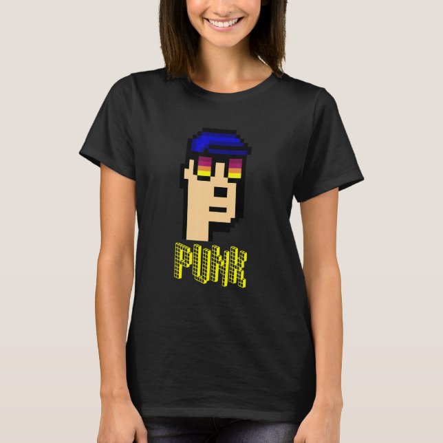 Camiseta NFT de Cadeia de Bloqueio de Mercados de Criptomoe (Frente)