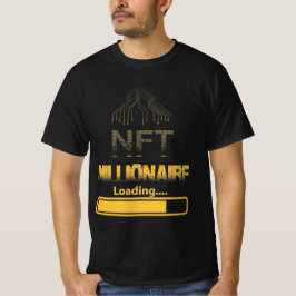 Camiseta NFT Millionaire Carregando a Riqueza Cripto e a Ca