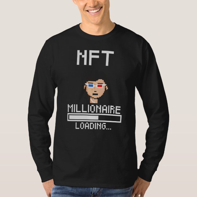 Camiseta Nft Millionaire Carregando Nft Trader Crypto Nft (Frente)