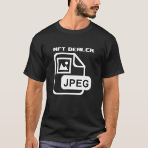 Camiseta NFT NFT (Non-Fungible Token Crypto Art) do revende