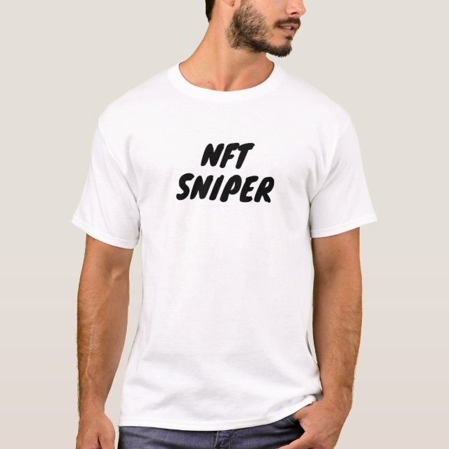 Camiseta NFT Sniper Funny Crypto Currency Collector Web (Frente)
