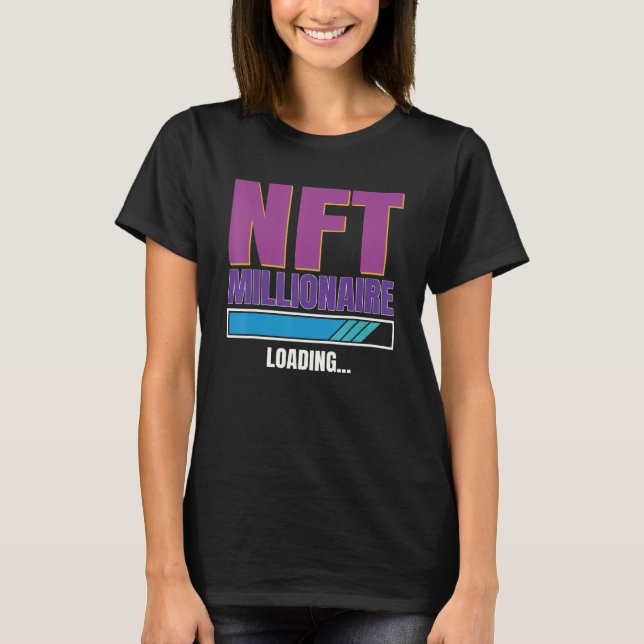 Camiseta Nft Token Millioanaire Não Fungível (Frente)