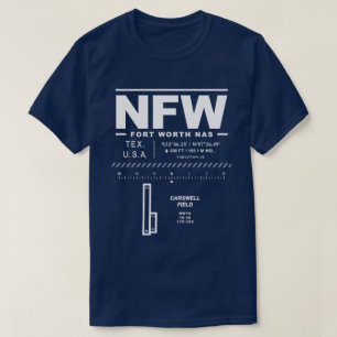 Camiseta NFW da estação aérea Naval do Fort Worth NAS
